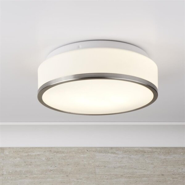 Searchlight 7039-28SS - Лампа за баня DISC 2xE27/60W/230V IP44