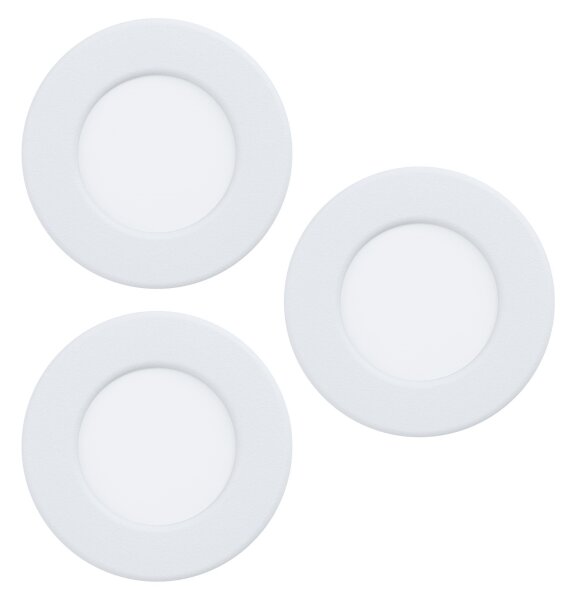 Eglo 99135 - Комплект от 3 вградени LED осветителни тела FUEVA 5 LED/2,7W/230V