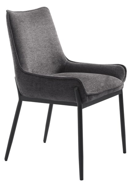 Тъмносив трапезен стол Calgary – Unique Furniture