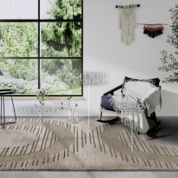 Бежов килим 80x120 cm Bartoux Beige – Elle Decoration