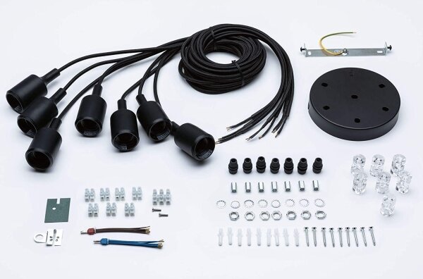 Paulmann 50390 - Пендел NEORDIC 7xE27/20W/230V паяк