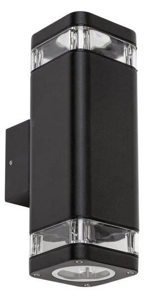 Rabalux - Екстериорен аплик 2xGU10/25W/230V IP44 черен