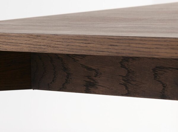 Кафява сгъваема трапезна маса 95x180 cm Arun – Unique Furniture