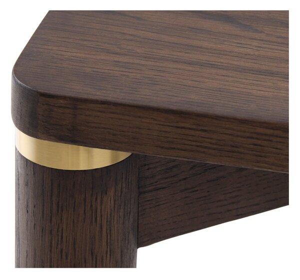 Кафява сгъваема трапезна маса 95x180 cm Arun – Unique Furniture