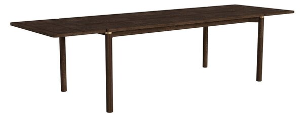 Кафява сгъваема трапезна маса 95x180 cm Arun – Unique Furniture