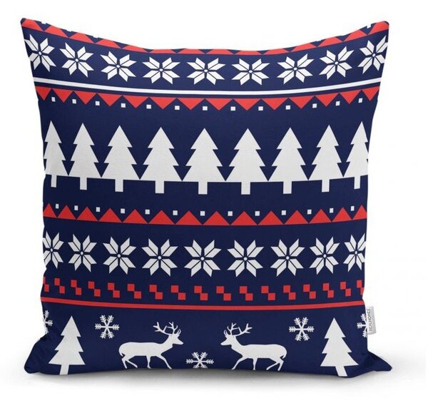 Текстилна калъфка за възглавница с коледен мотив 43x43 cm - Mila Home
