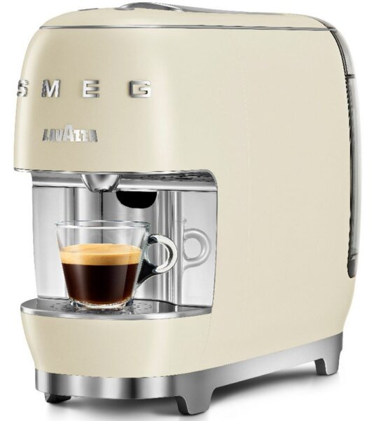 Еспресо машина за капсули SMEG Lavazza A Modo Mio LM200, 1250 W, 10 bar, 0.9 л, Бързо загряване, Крема