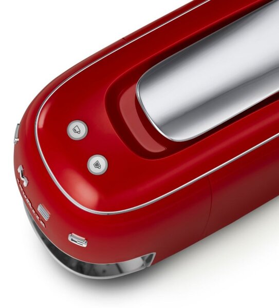 Еспресо машина за капсули SMEG Lavazza A Modo Mio LM200, 1250 W, 10 bar, 0.9 л, Бързо загряване, Червен