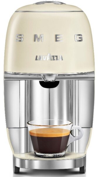 Еспресо машина за капсули SMEG Lavazza A Modo Mio LM200, 1250 W, 10 bar, 0.9 л, Бързо загряване, Крема