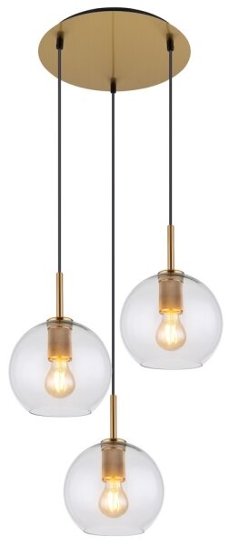 Globo 15462H1 - Висящ на въже полилей ADARA 3xE27/60W/230V