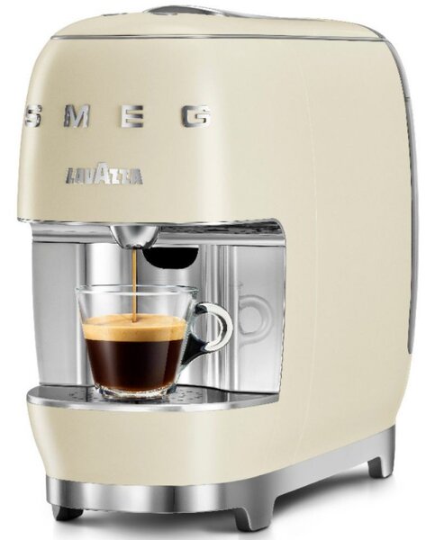Еспресо машина за капсули SMEG Lavazza A Modo Mio LM200, 1250 W, 10 bar, 0.9 л, Бързо загряване, Крема