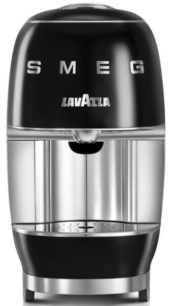 Еспресо машина за капсули SMEG Lavazza A Modo Mio LM200, 1250 W, 10 bar, 0.9 л, Бързо загряване, Черен
