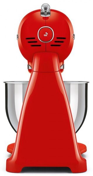Планетарен миксер SMEG SMF03RDEU, 800 W, 4.8 л, 10 скорости, Функция за плавен старт, Крачета против хлъзгане, Червен