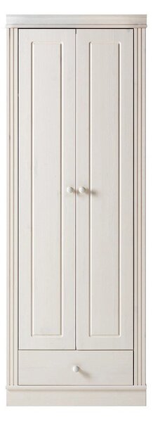 Бял гардероб от масивен бор 65x180 cm Anita – Støraa