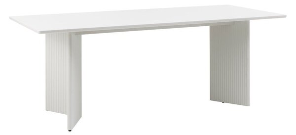 Светлосива трапезна маса 90x200 cm Palma – Unique Furniture