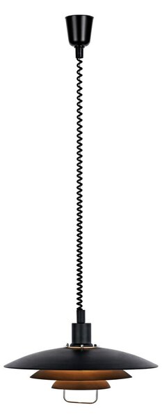 Черна висяща лампа Kikrenes, ø 48 cm Kirkenes - Markslöjd