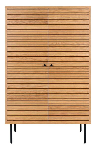 Шкафче от декор от дъб в естествен цвят 80x130 cm Kyoto – House Nordic