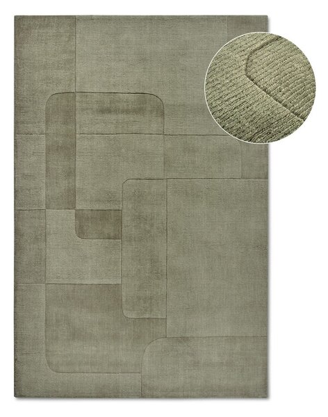 Зелен ръчно изработен вълнен килим 120x170 cm Charlotte – Villeroy&Boch