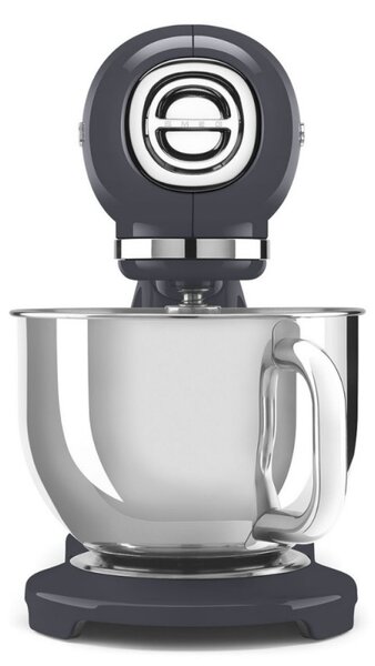 Планетарен миксер SMEG SMF03GREU, 800 W, 4.8 л, 10 скорости, Функция за плавен старт, Крачета против хлъзгане, Сив