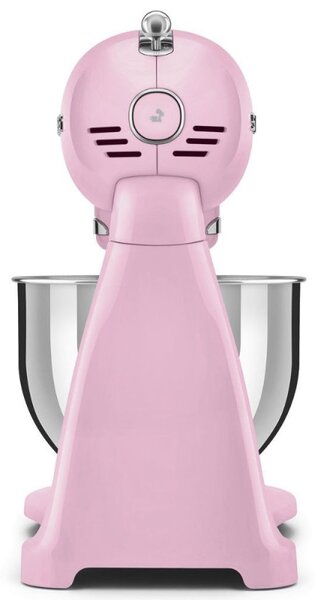 Планетарен миксер SMEG SMF03PKEU, 800 W, 4.8 л, 10 скорости, Функция за плавен старт, Крачета против хлъзгане, Розов
