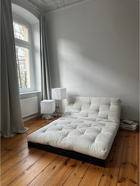 Кафяв разтегателен диван 140 cm Roots Black Night – Karup Design