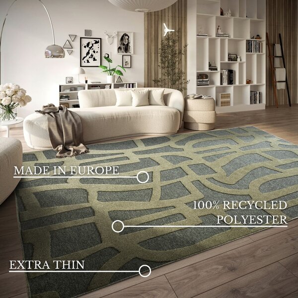 Зелен килим от рециклирани влакна 160x230 cm Therese – Villeroy&Boch