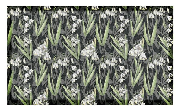 Изтривалка 40x70 cm Lily of Valley x Celia Battaini – Artsy Doormats