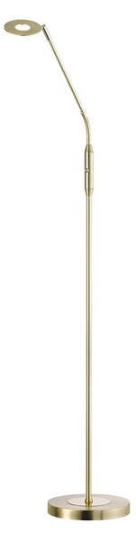 LED затъмняваща се подова лампа златна (височина 150 cm) Dent – Fischer & Honsel