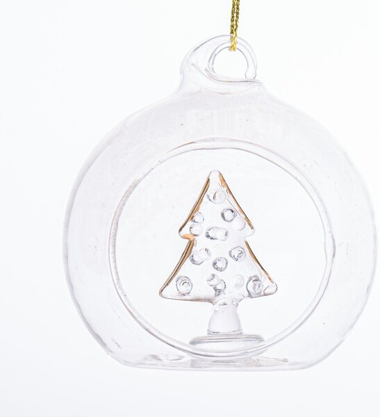 Стъклена коледна топка ø 6 cm Tree – Dakls