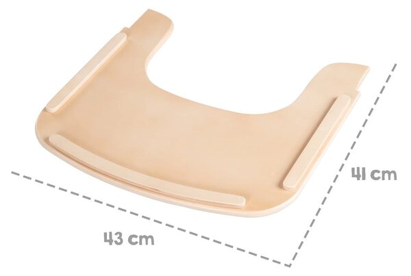 Поднос за детско столче в естествен цвят Sit Up Flex – Roba