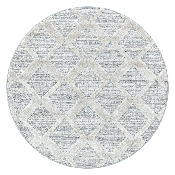 Светлосив кръгъл килим ø 80 cm Pisa – Ayyildiz Carpets