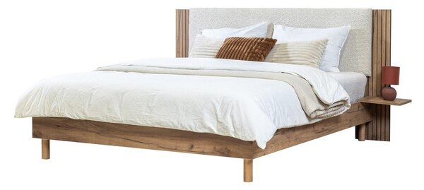 Бежово двойно легло с включена подматрачна рамка 140x190 cm Lior – Bobochic Paris