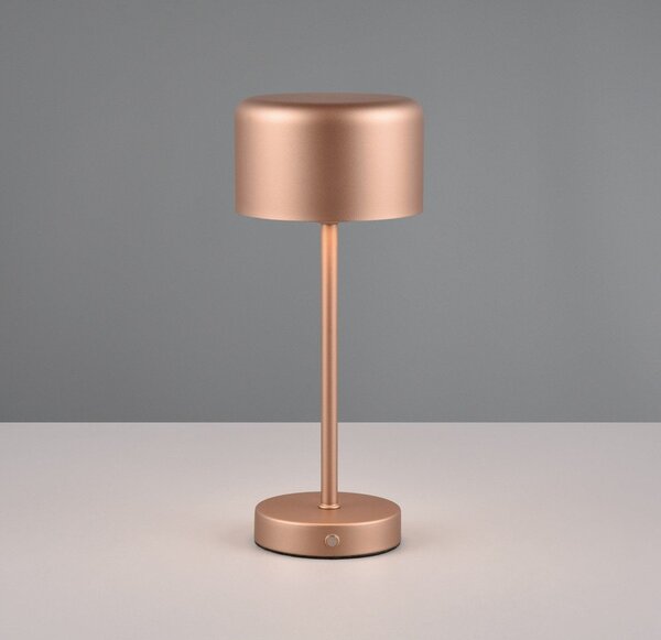 LED настолна лампа с възможност за димиране от мед (височина 30 cm) Jeff - Reality