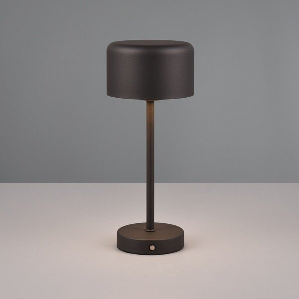 Матовочерна настолна LED лампа с възможност за димиране (височина 30 cm) Jeff - Reality