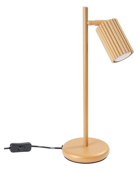 Настолна лампа в златист цвят (височина 43 cm) Gleam – Sollux