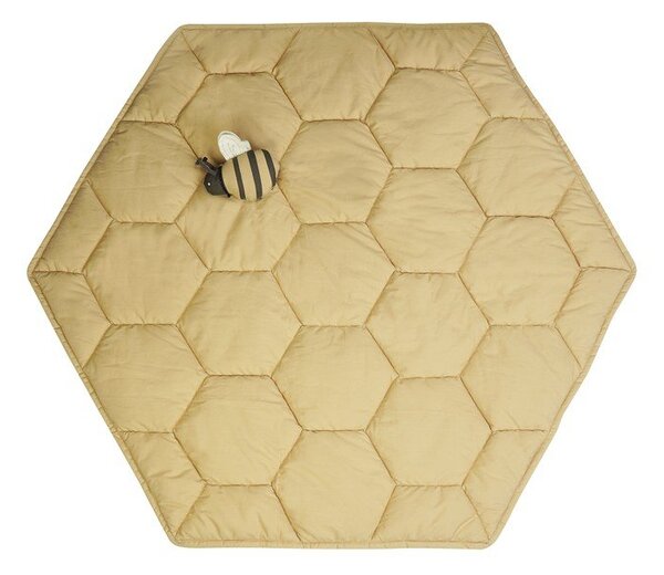 Жълто детско килимче за игра Honeycomb – Lorena Canals