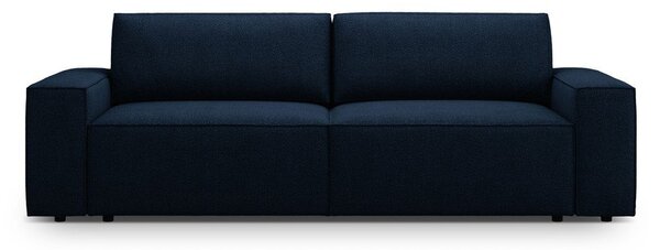 Тъмносин разтегателен диван от букле 247 cm Jodie – Micadoni Home