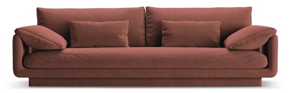 Розов кадифен диван 250 cm Torino – Micadoni