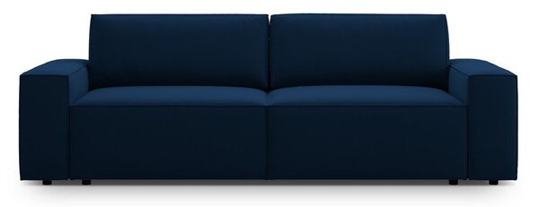Тъмносин кадифен разтегателен диван с място за съхранение 247 cm Jodie – Micadoni