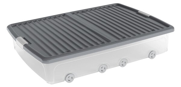 Пластмасова кутия за съхранение под леглото с капак 79x58x16,5 cm W box underbed XL – KIS