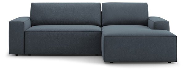 Син разтегателен ъглов диван (десен ъгъл) Jodie – Micadoni Home