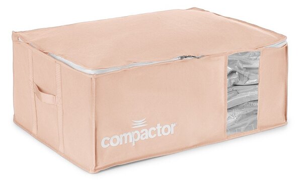 Вакуумна пластмасова кутия за съхранение на дрехи 65x45x27 cm Pink Edition – Compactor