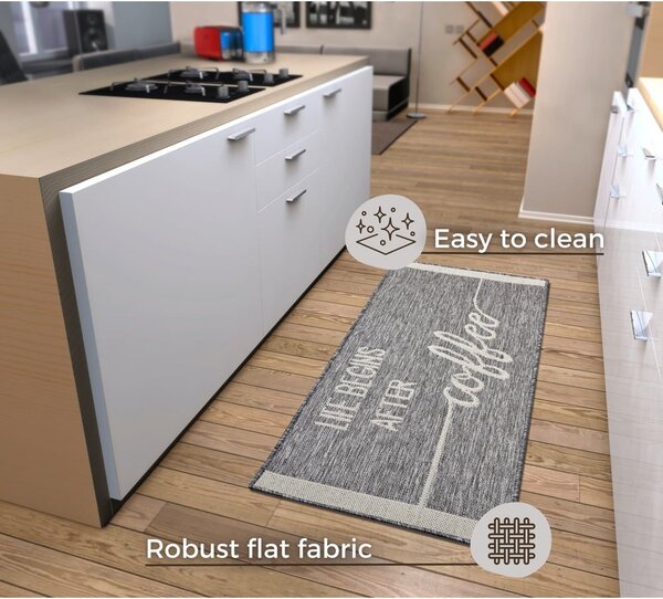 Сива пътека 62x150 cm Cucina – Hanse Home