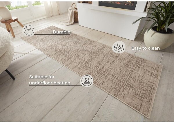 Кафява/бежова пътека 80x200 cm Terrain – Hanse Home