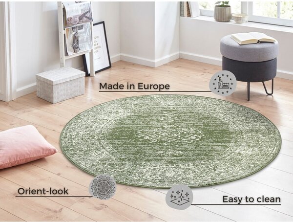 Зелен кръгъл килим ø 160 cm Méridional - Hanse Home