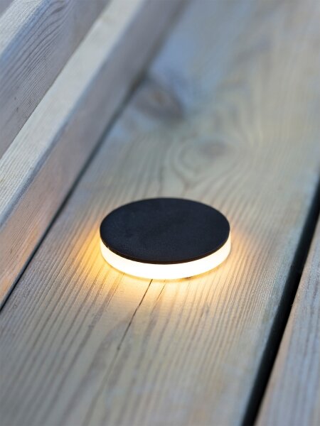 Markslöjd 106935 - Вградено външно LED осветително тяло GARDEN24 LED/3W/24V IP44 черно