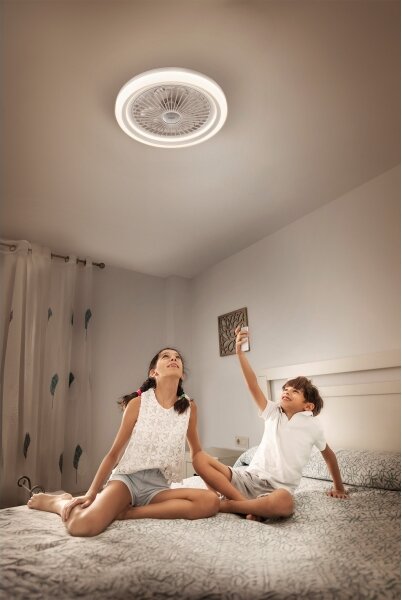 Osram - димируемо LED осветително тяло с вентилатор SOLANO LED/26W/230V 3000/4000/6500K + ДУ