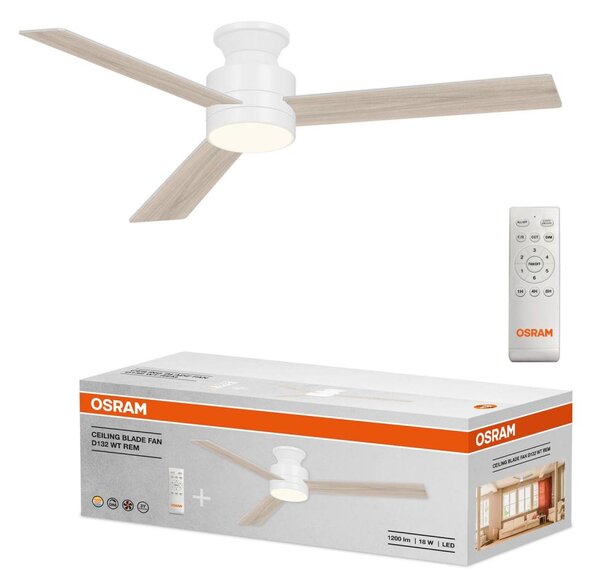 Osram - димируем таванен вентилатор BLADE LED/18W/230V 3000/4000/6000K + дистанционно управление
