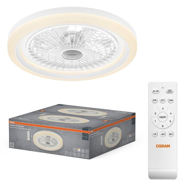 Osram - димируемо LED осветително тяло с вентилатор SOLANO LED/26W/230V 3000/4000/6500K + ДУ