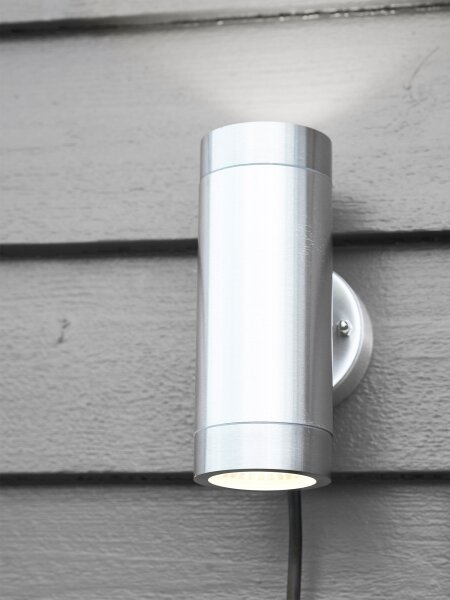 Markslöjd 108170 - LED външно стенно осветително тяло GARDEN24 2xLED/3W/24V IP44 с хром